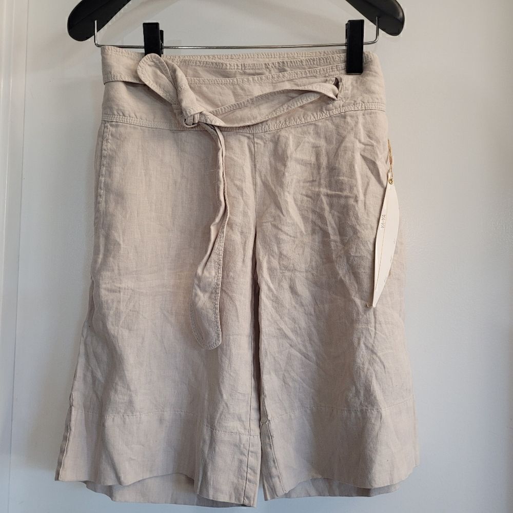 Ya-Ya linen wrap around shorts